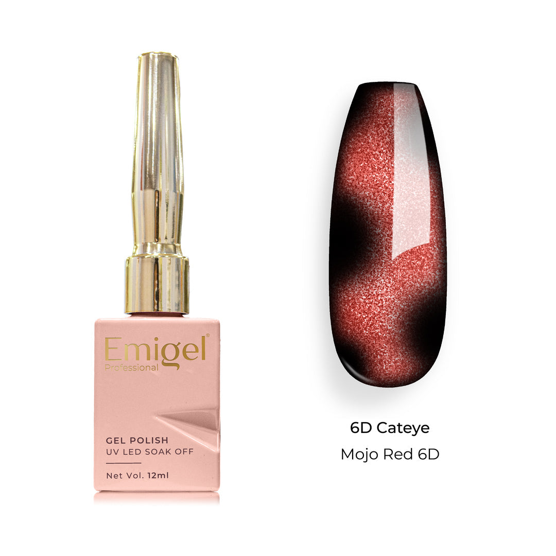 Emigel - 6D Cateye - 003 - MOJO RED