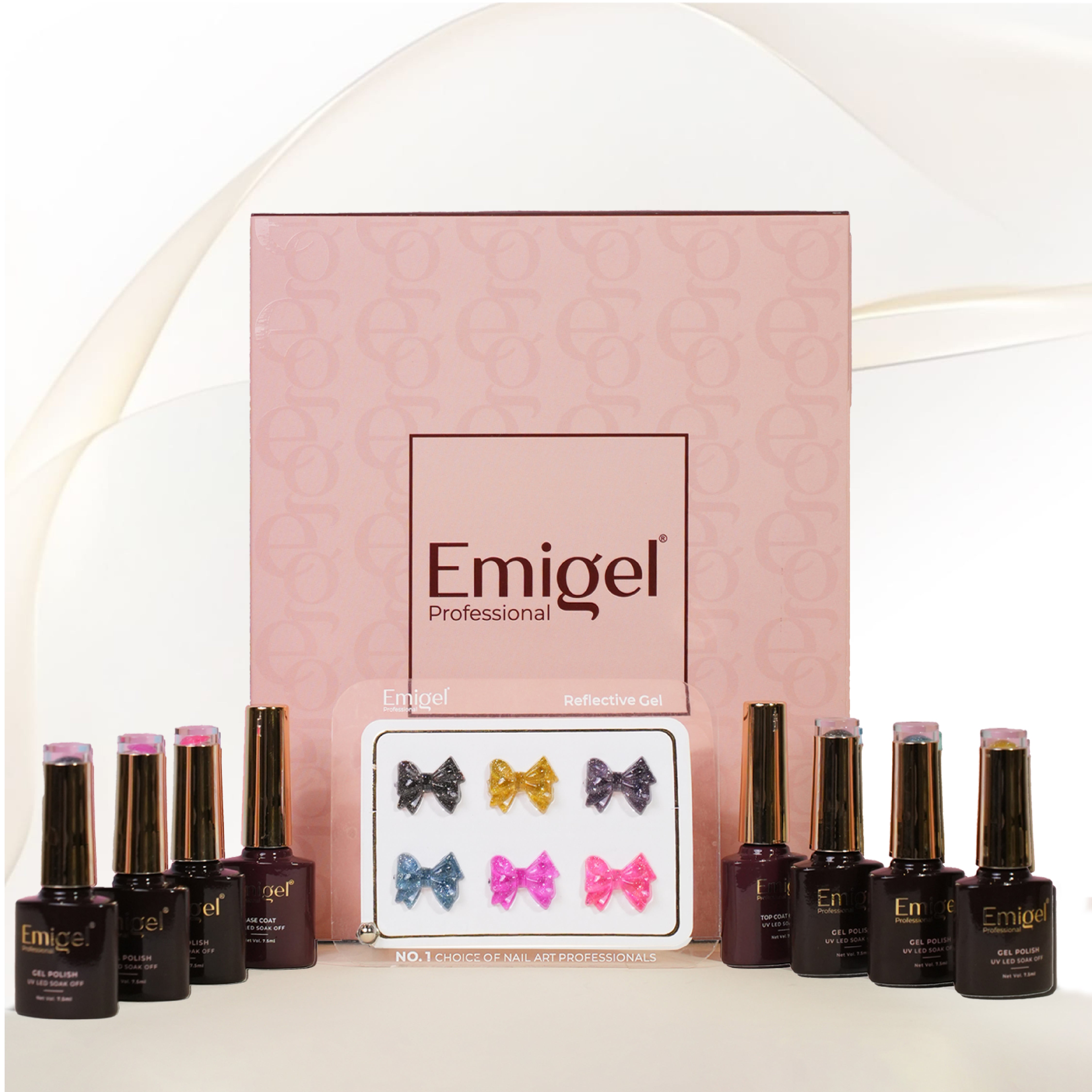 Emigel - Set of 6- Reflective UV Gel Polish