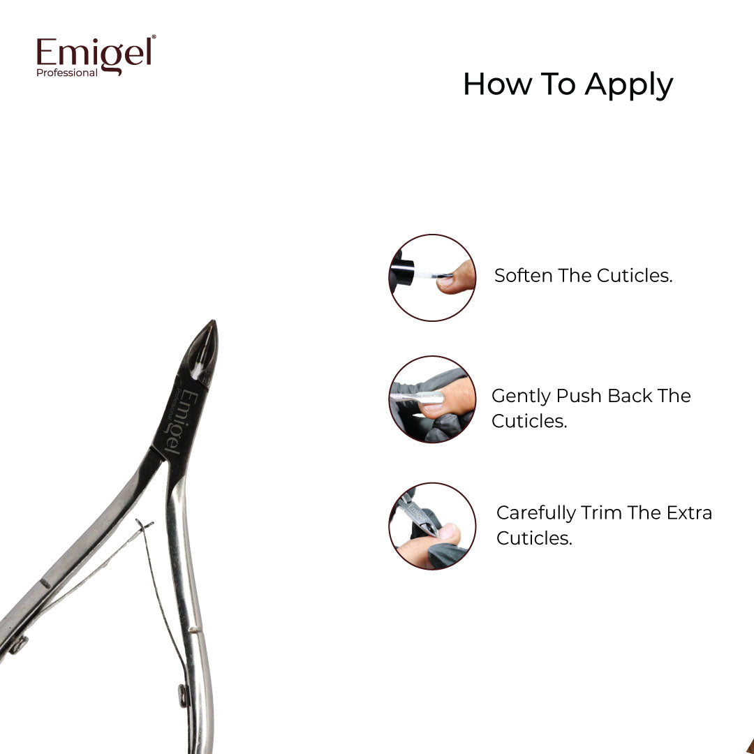 Emigel - Nail Cuticle Cutter - (Premium) Pack of 1 Pc