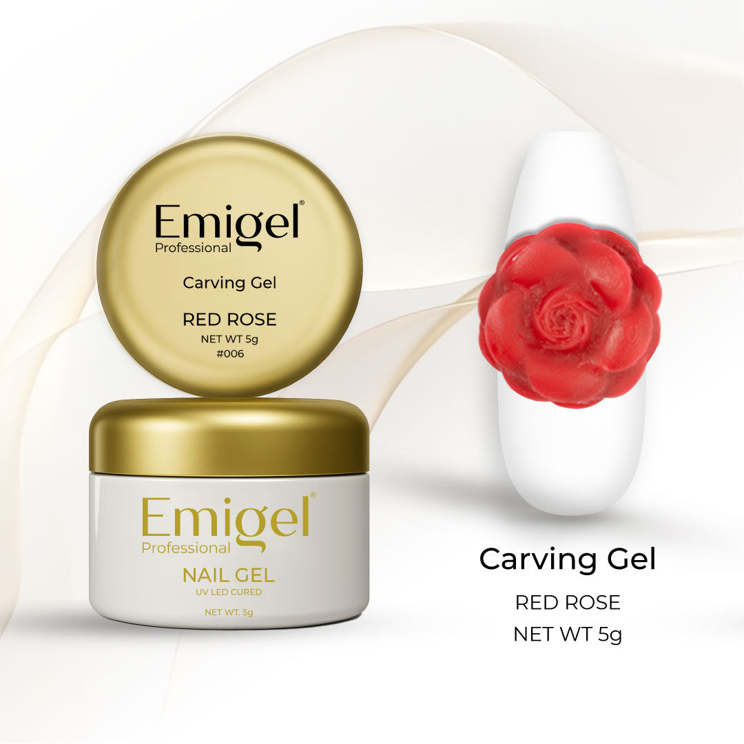 Emigel - Carving Gel - Red Rose