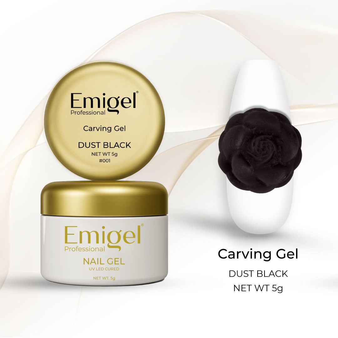 Emigel - Carving Gel - Dust Black