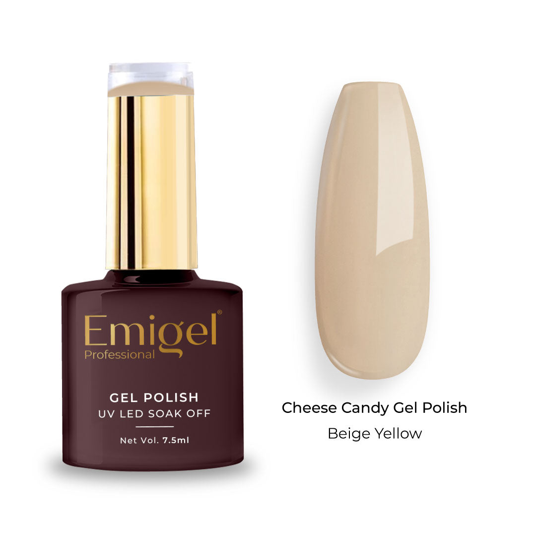 Emigel - Cheese Candy Gel Polish - 007 - Beige Yellow
