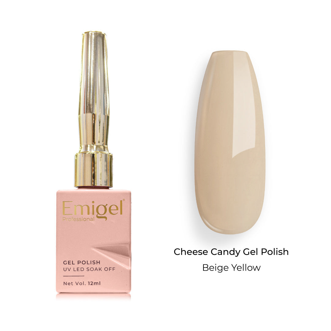 Emigel - Cheese Candy Gel Polish - 007 - Beige Yellow