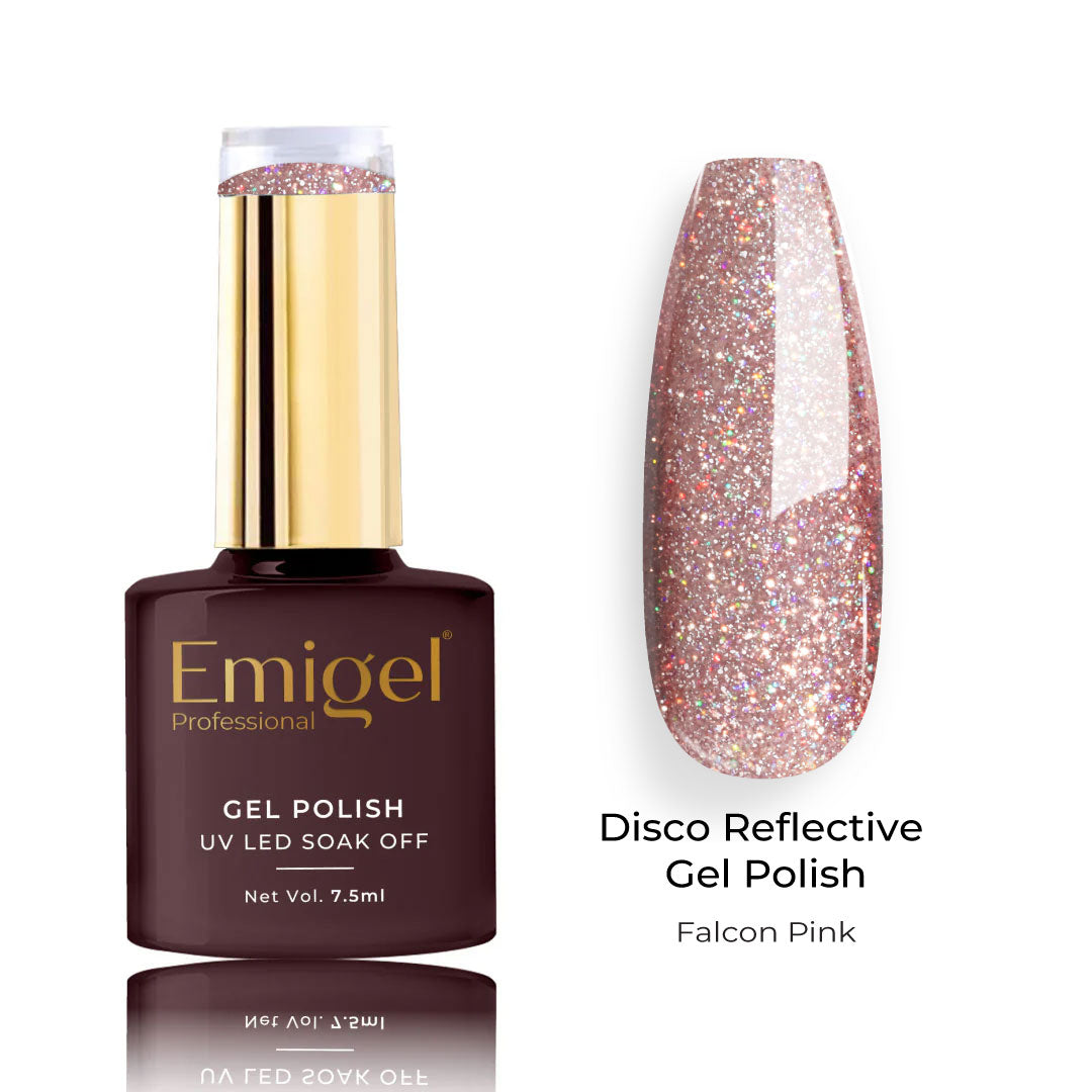 Emigel - Disco Reflective  Gel - 004 - FALCON PINK DISCO