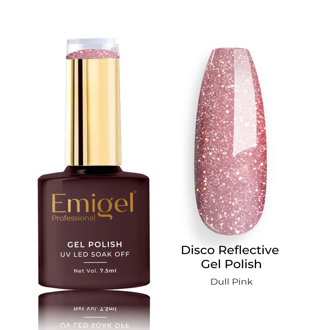 Emigel - Disco Reflective Gel - 007 - DULL PINK DISCO