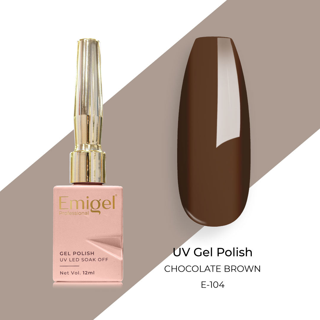 Emigel - UV Gel Polish - CHOCOLATE BROWN - E104