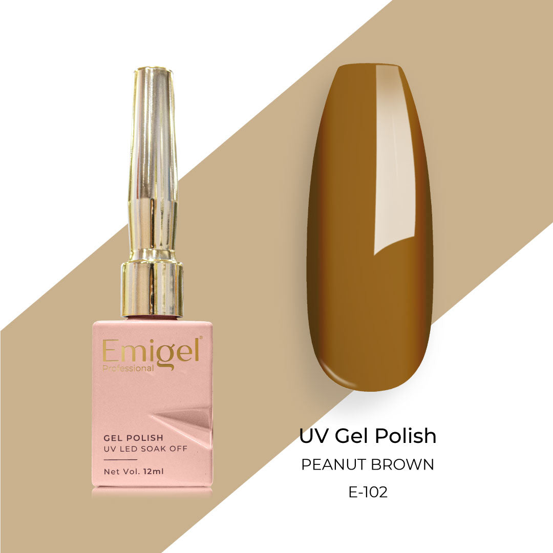 Emigel - UV Gel Polish - PEANUT BRWON - E102