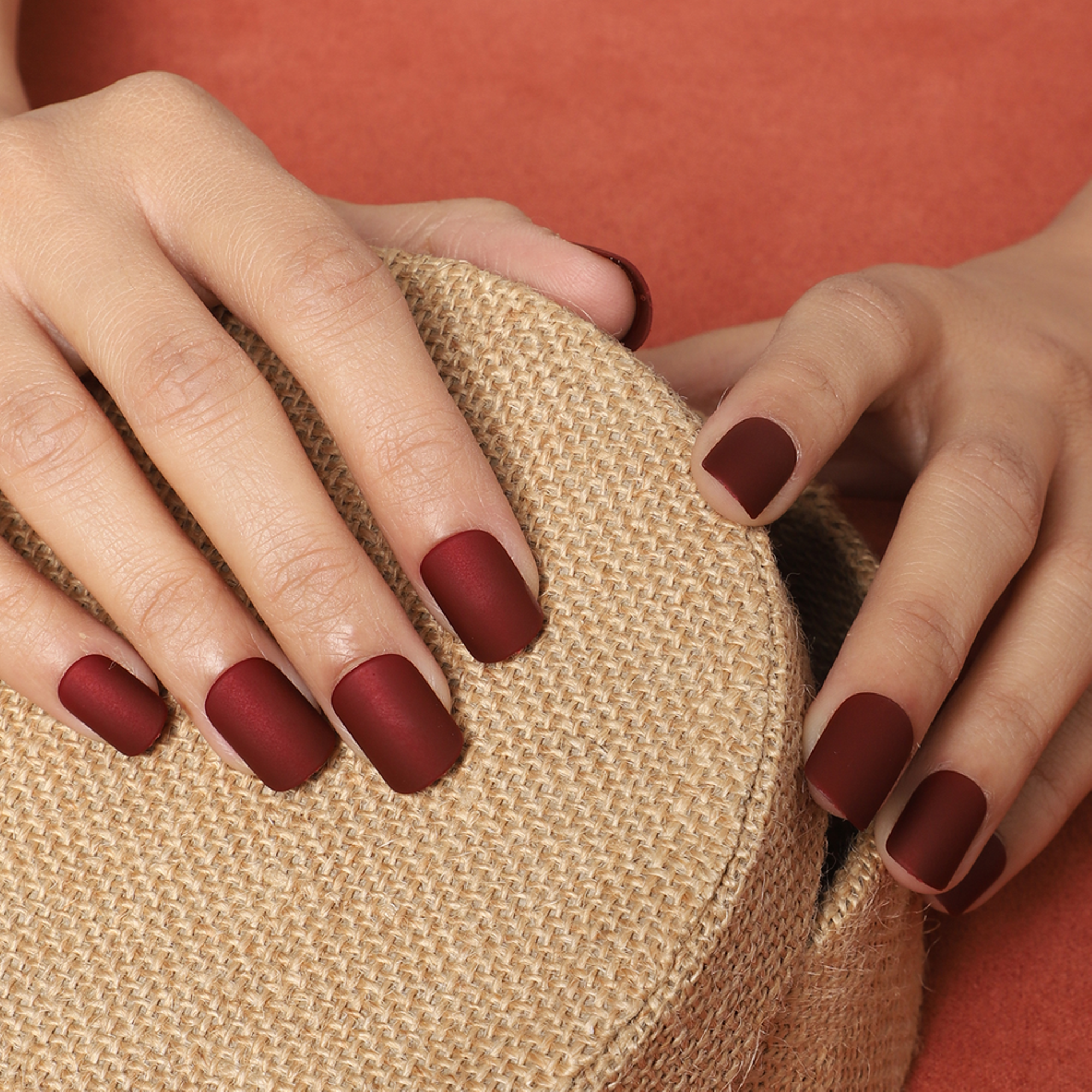 LICK NAILS Chic Squares Shape Matte False Press On Nails