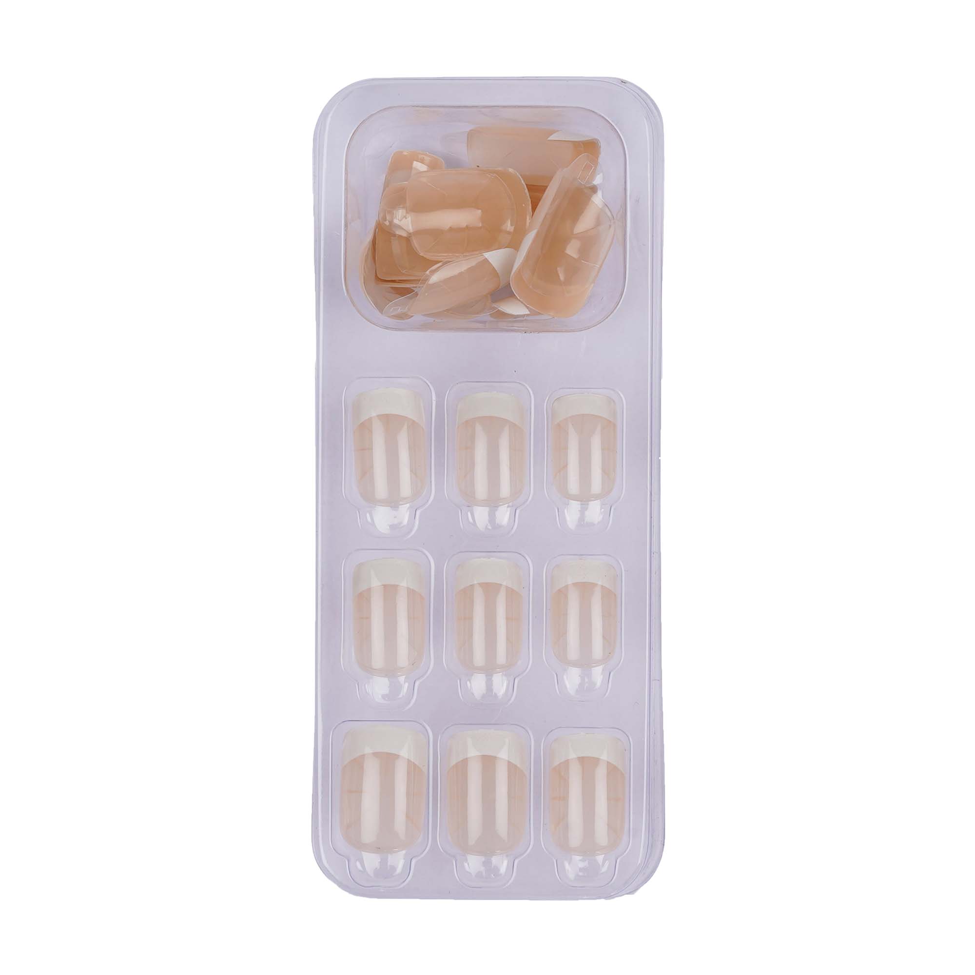 LICK NAILS Oval Shape pink chromatic  Press On Nails