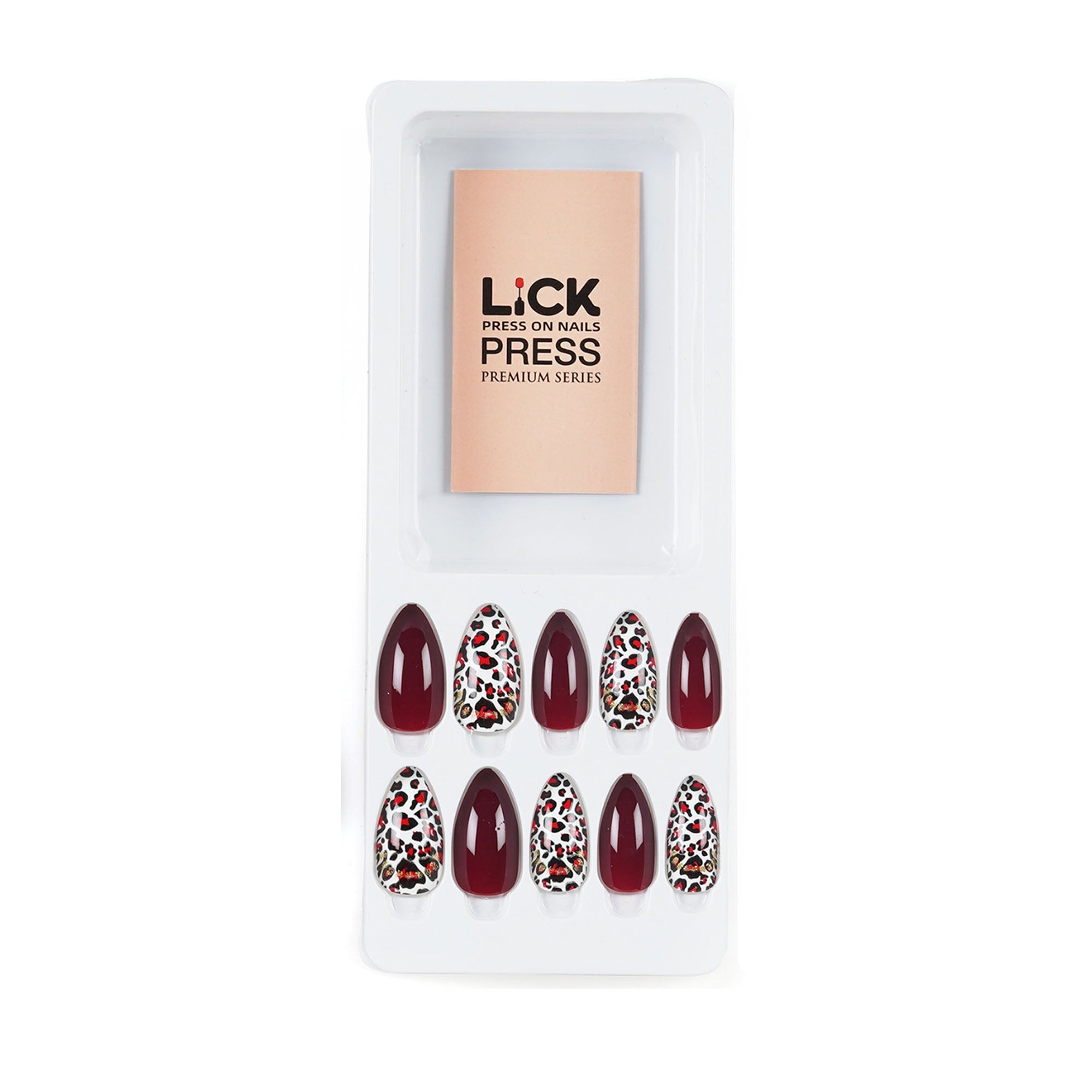 LICK NAILS Chromatic With Peach Pink Press on Nails