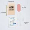 LICK NAILS Chrome silver shade Press on Nails