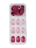 LICK NAILS Glossy Finish Mauve Pink Press On Nails