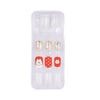LICK NAILS White With Nude Pearl Press on Nails
