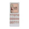 LICK NAILS Navy Blue With Red Base Press on Nails
