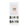 LICK NAILS Oval Shape  Dark Oliv Pastel Press On Nails