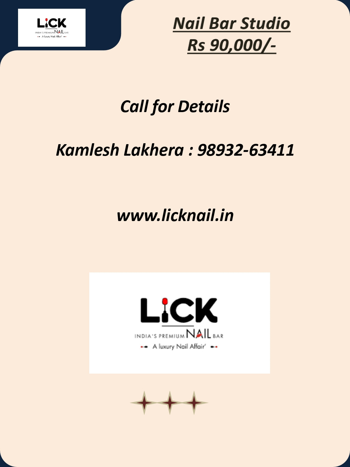 Lick - Nail Bar - Nail Studio Package