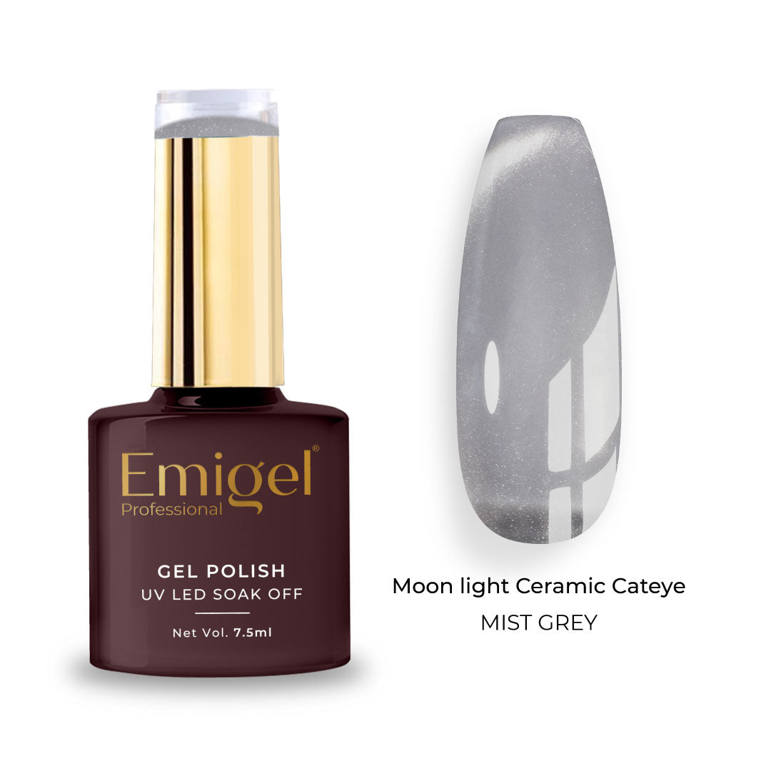 Emigel - UV Moonlight Ceramic Cat Eye - 001 - Mist Grey