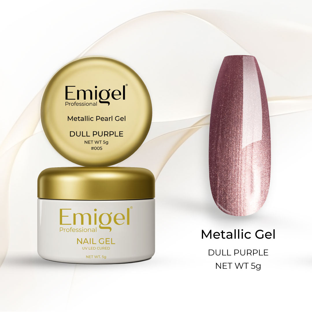 Emigel -  Metallic Gel - DULL PURPLE