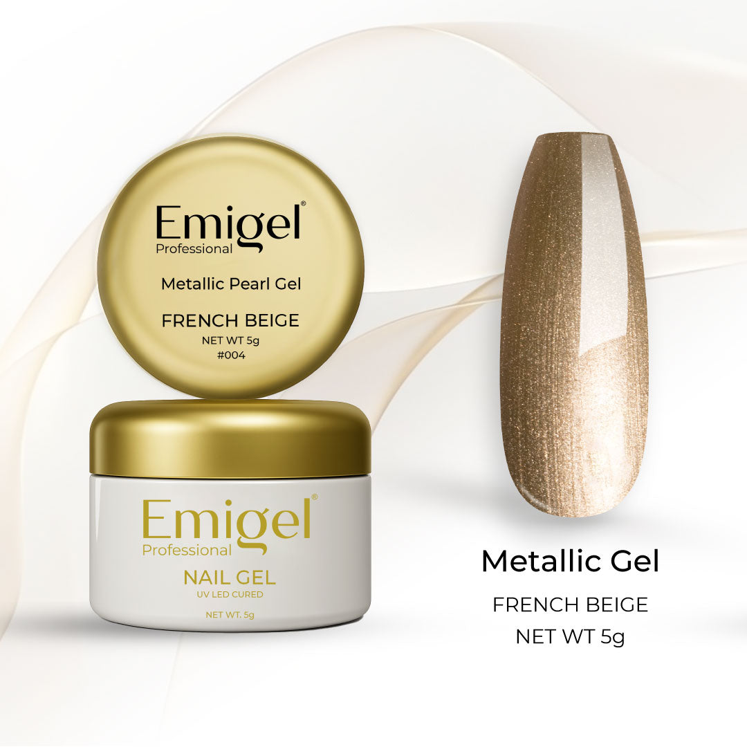 Emigel -  Metallic Gel - FRENCH BIEGE