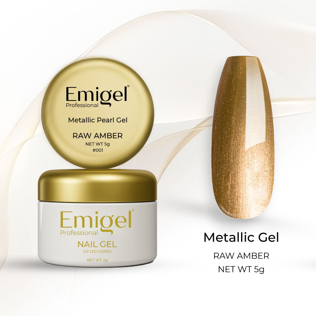 Emigel -  Metallic Gel - RAW AMBER