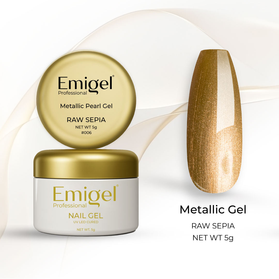 Emigel -  Metallic Gel - RAW SEPIA