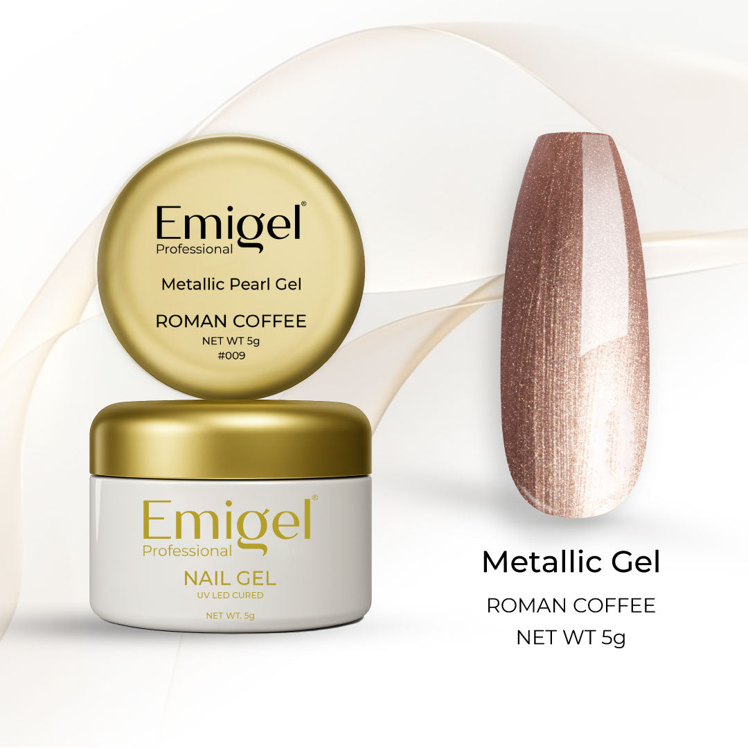Emigel -  Metallic Gel - ROMAN COFFEE