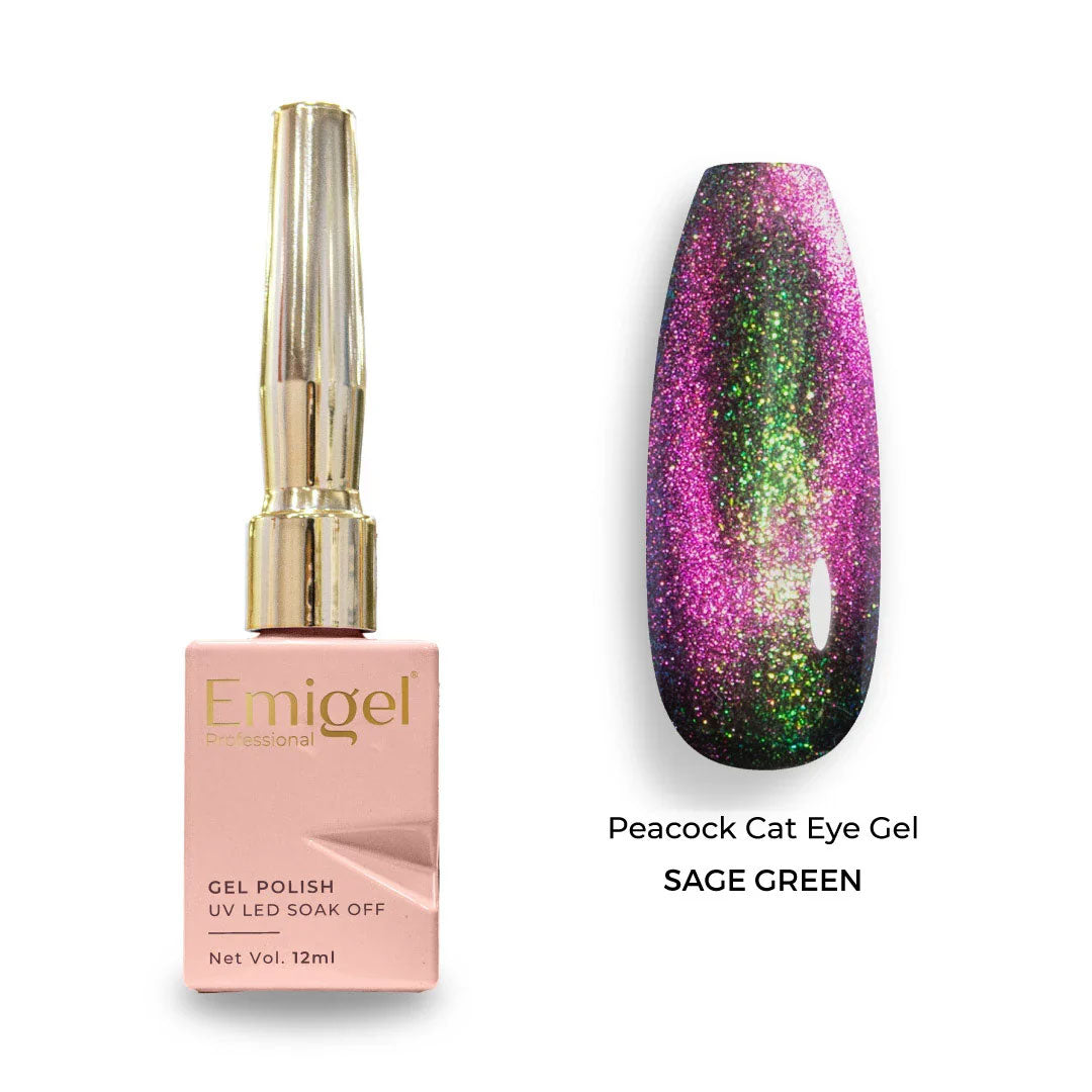 Emigel - Peacock Cateye - 006 - SAGE GREEN