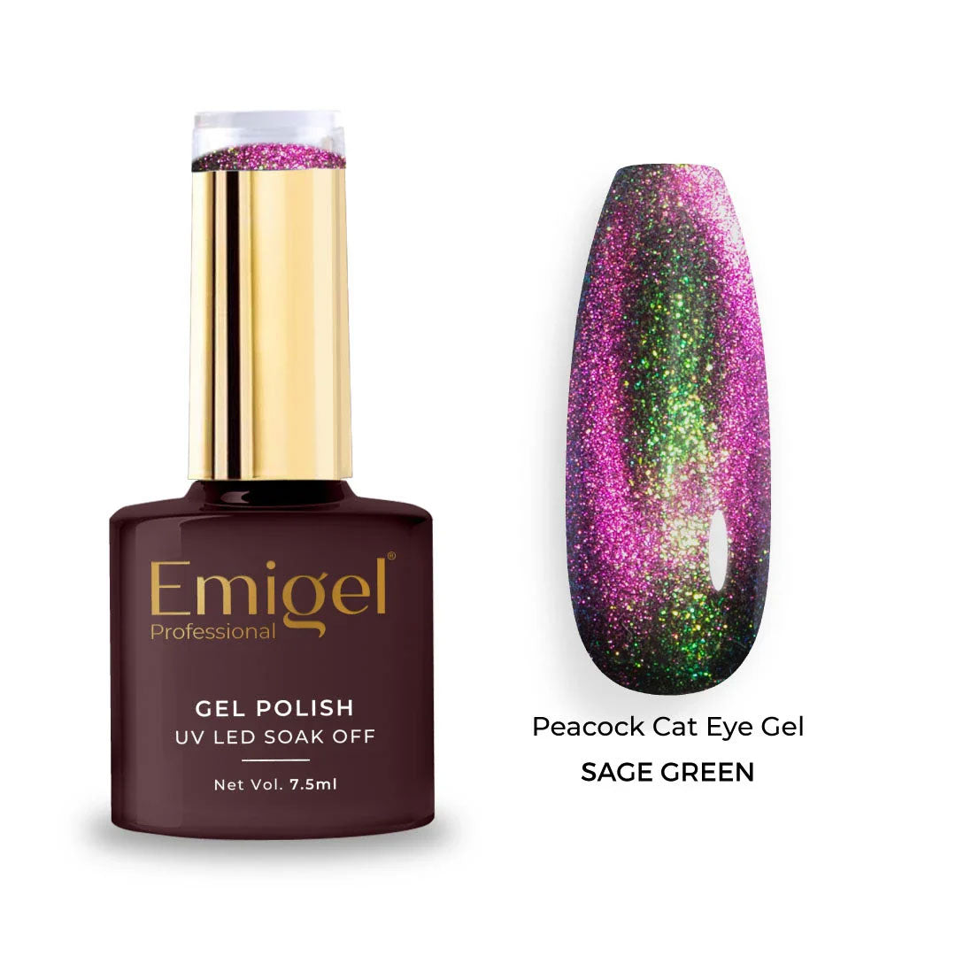 Emigel - Peacock Cateye - 006 - SAGE GREEN