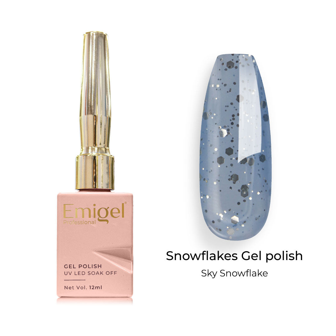 Emigel - Snowflakes Gel Polish - ⁠⁠⁠SKY SNOWFLAKE   - 011