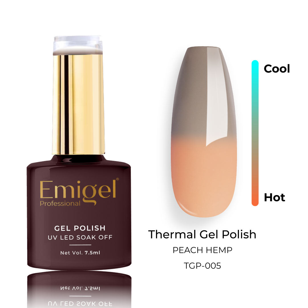 Emigel - Thermal Gel Polish - 005 - PEACH HEMP