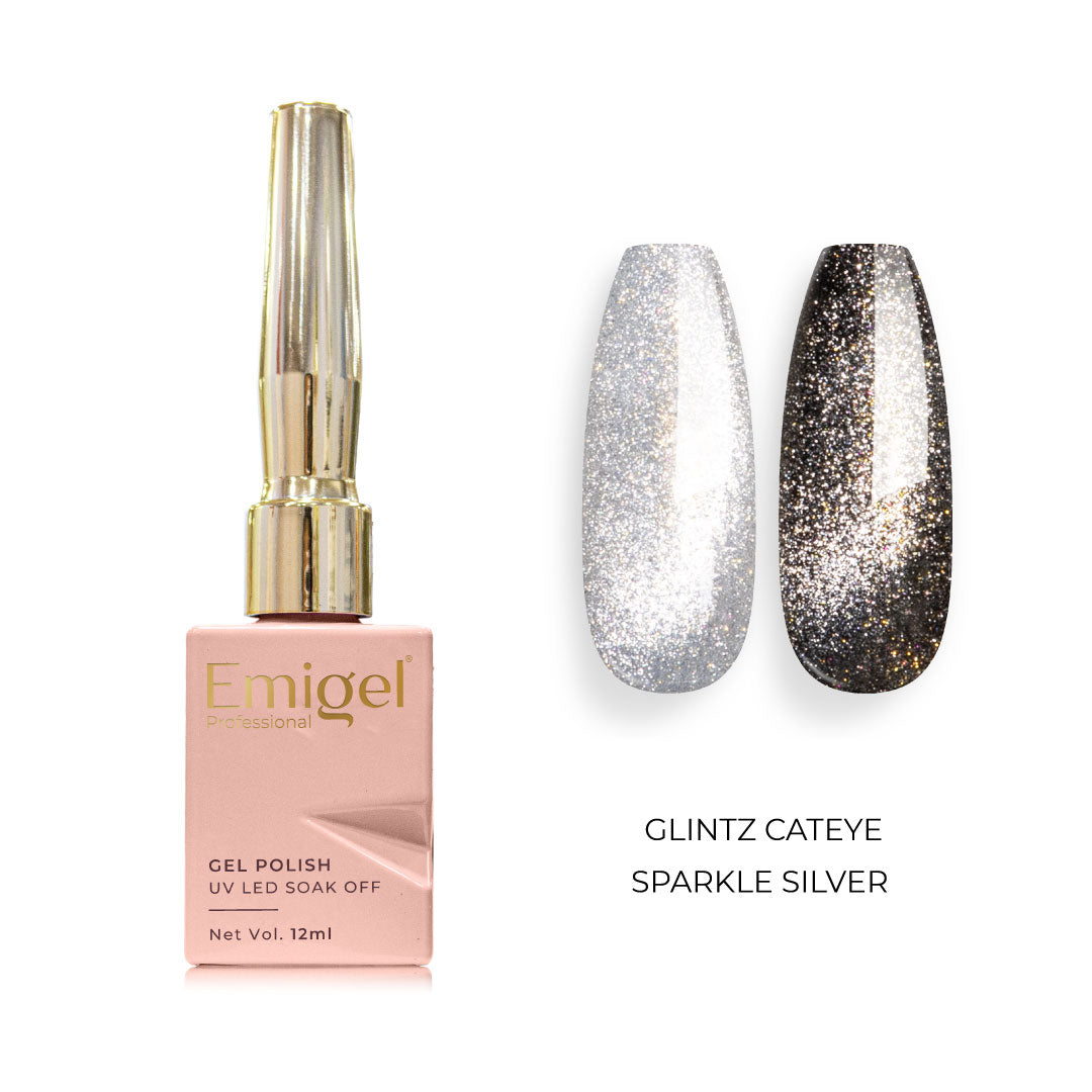 Emigel - Glintz Cateye - 007 - SPARKLE SILVER