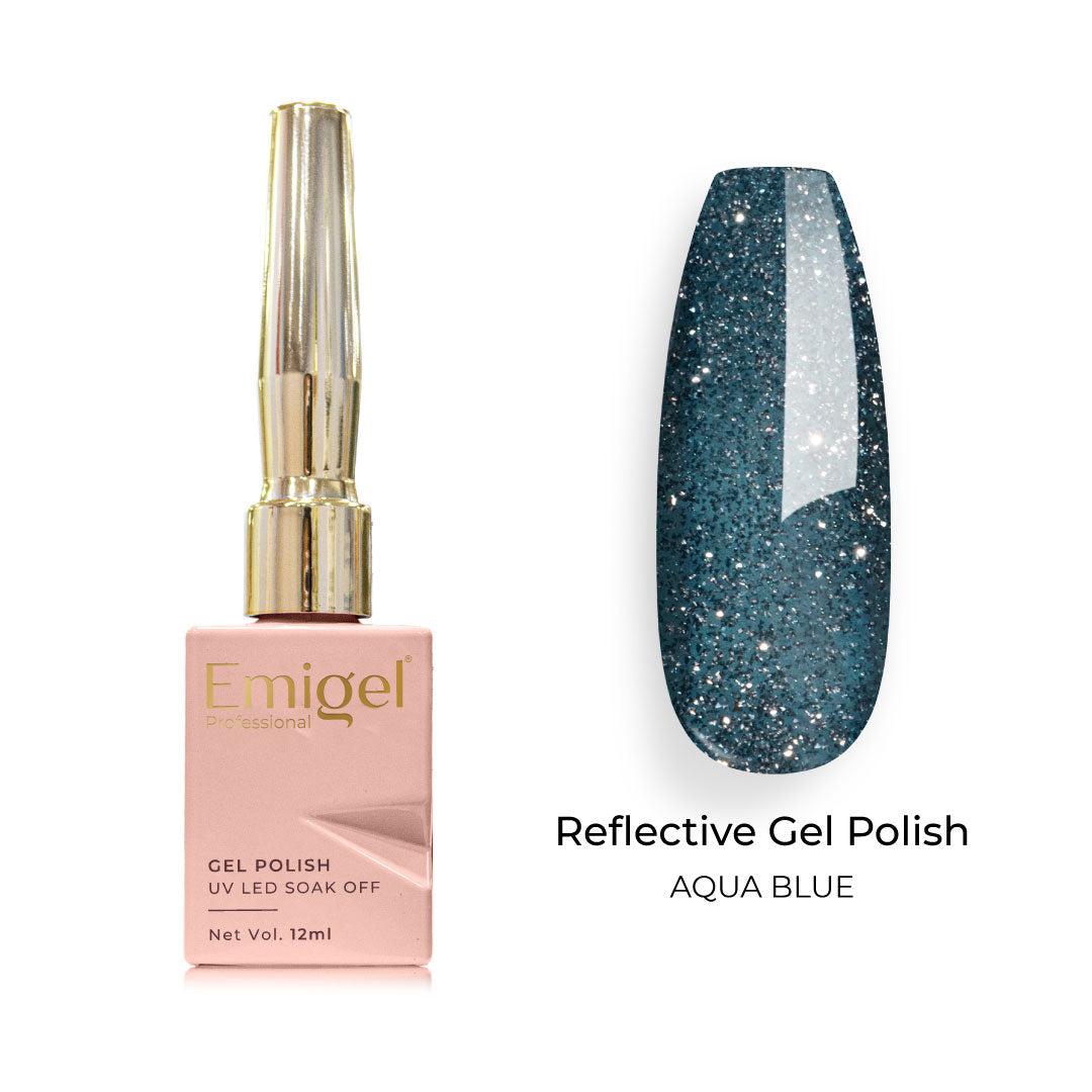Emigel - Reflective Gel Poilsh - 008 - AQUA BLUE