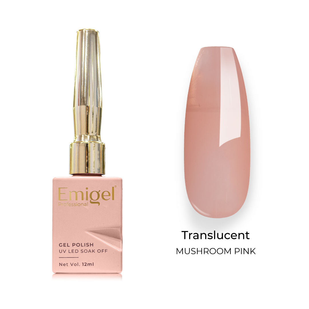 Emigel - Translucent Gel Polish - 004 - MUSHROOM PINK
