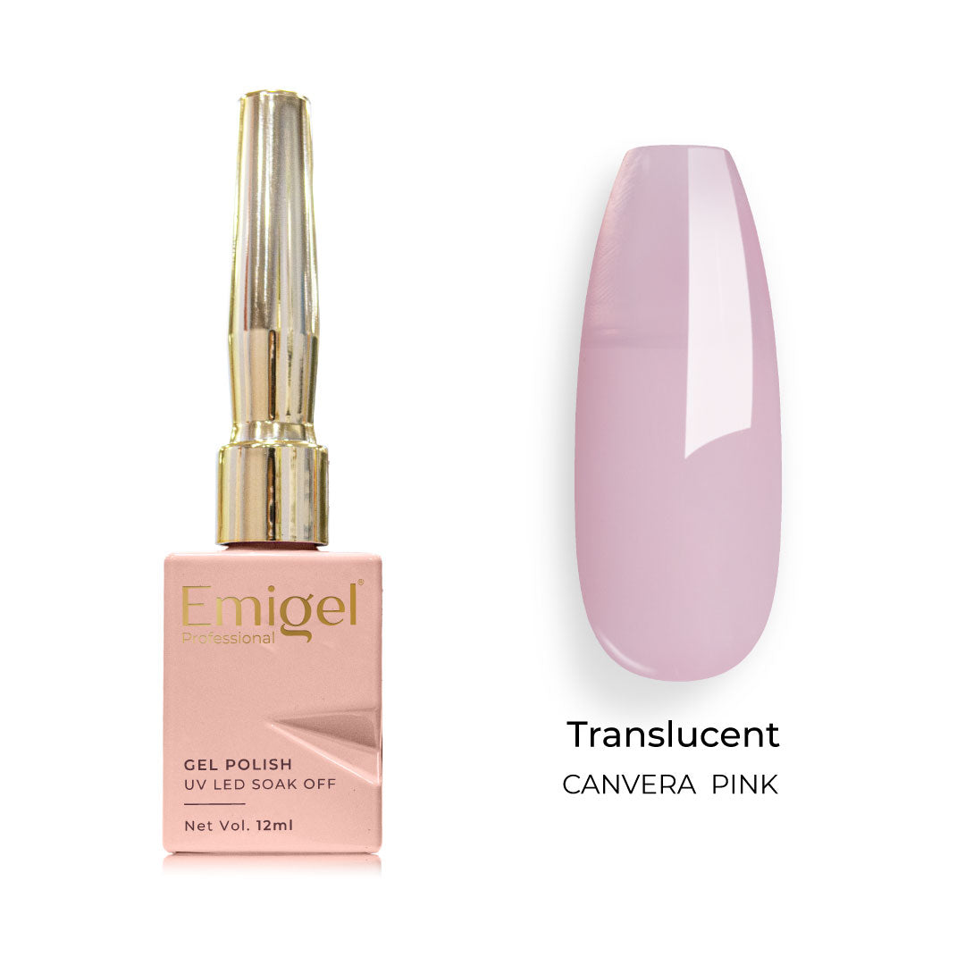 Emigel - Translucent Gel Polish - 001 - CANVERA  PINK