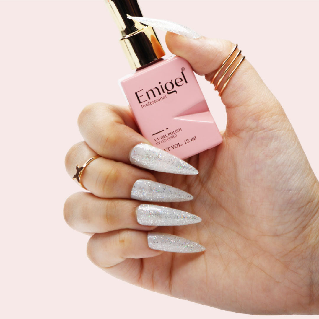 Emigel - UV Gel Polish - NEBULA SILVER  - E017