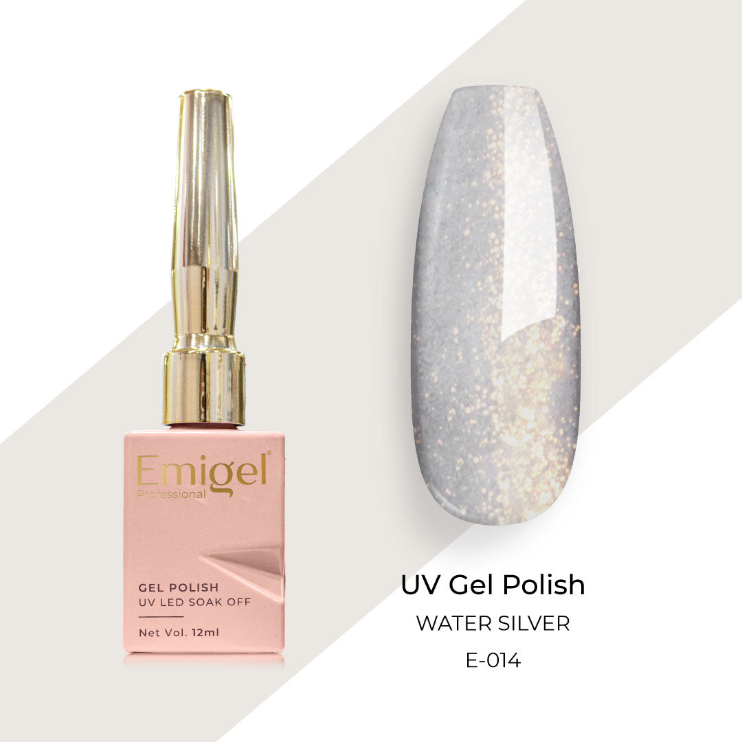 Emigel - UV Gel Polish - WATER SILVER - E014