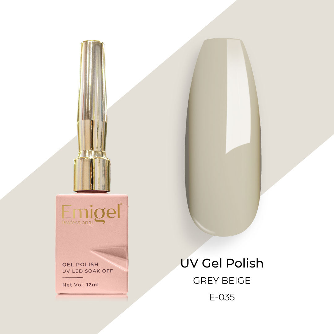 Emigel - UV Gel Polish - GREY BEIGE - E035