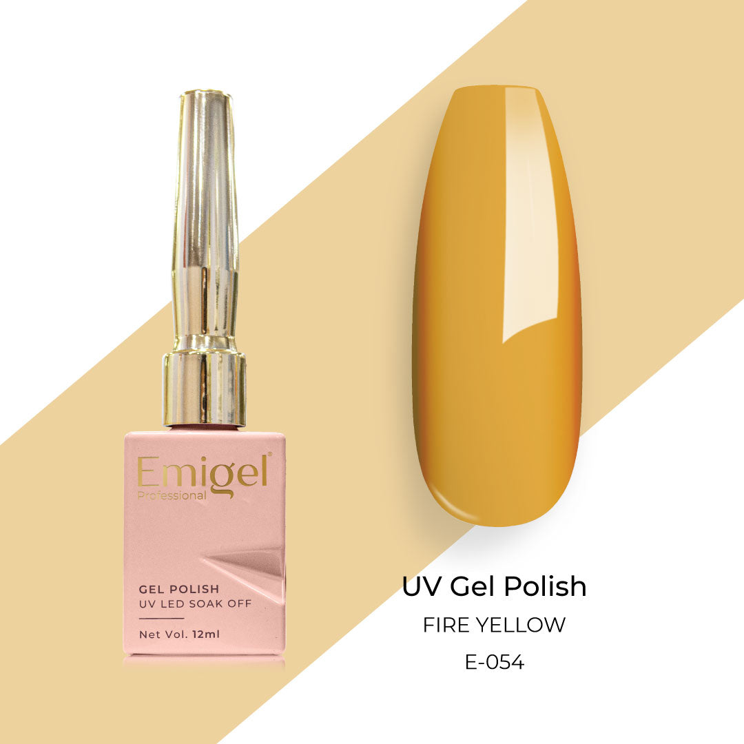Emigel - UV Gel Polish - FIRE YELLOW - E054