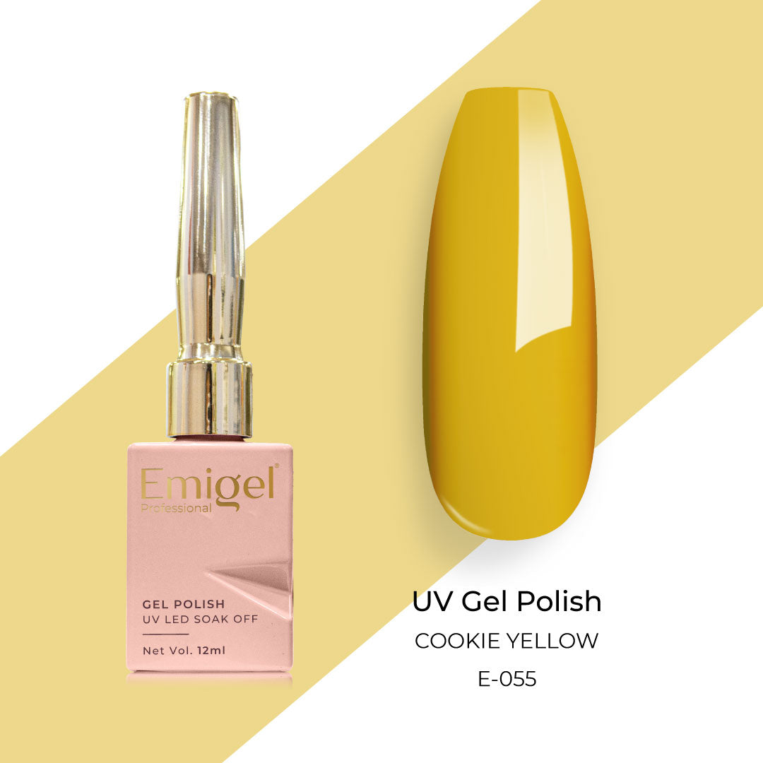 Emigel - UV Gel Polish - COOKIE YELLOW - E055