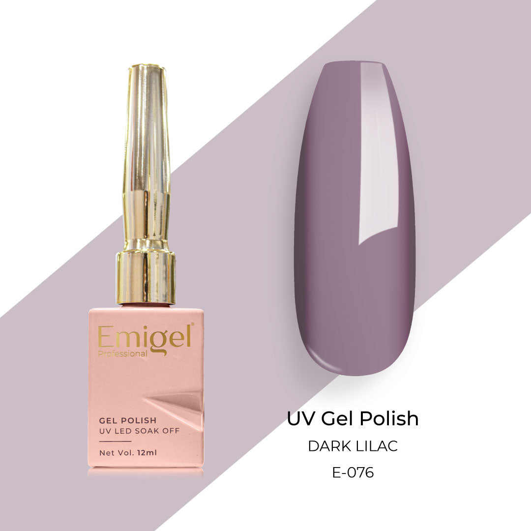 Emigel - UV Gel Polish - DARK LILAC - E076