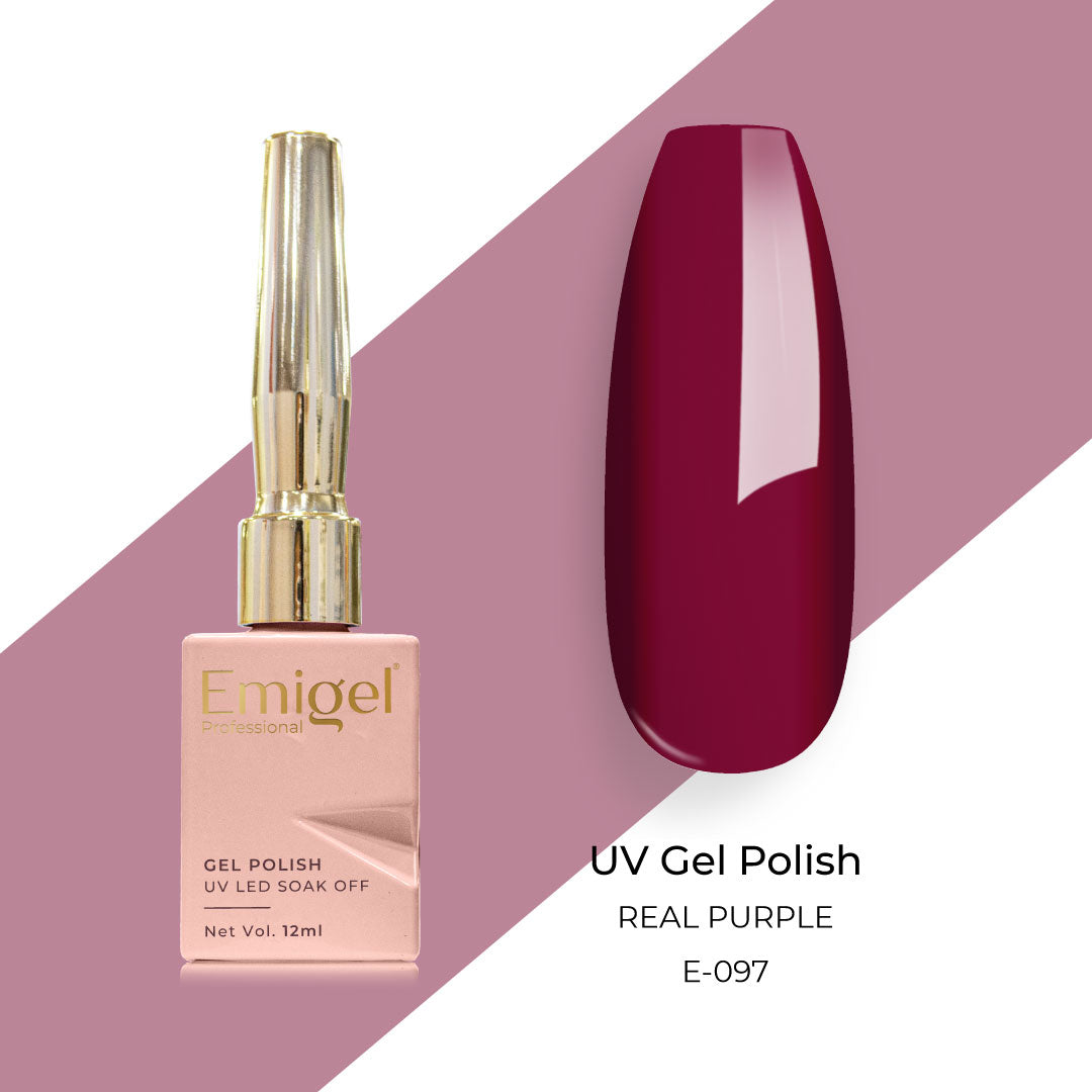 Emigel - UV Gel Polish - REAL PURPLE - E097
