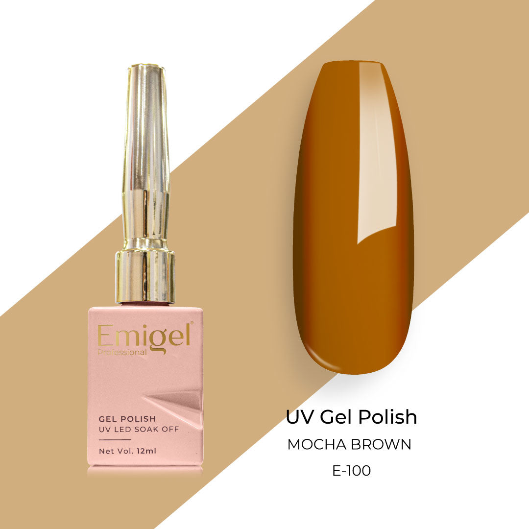 Emigel - UV Gel Polish - MOCHA BROWN  - E100