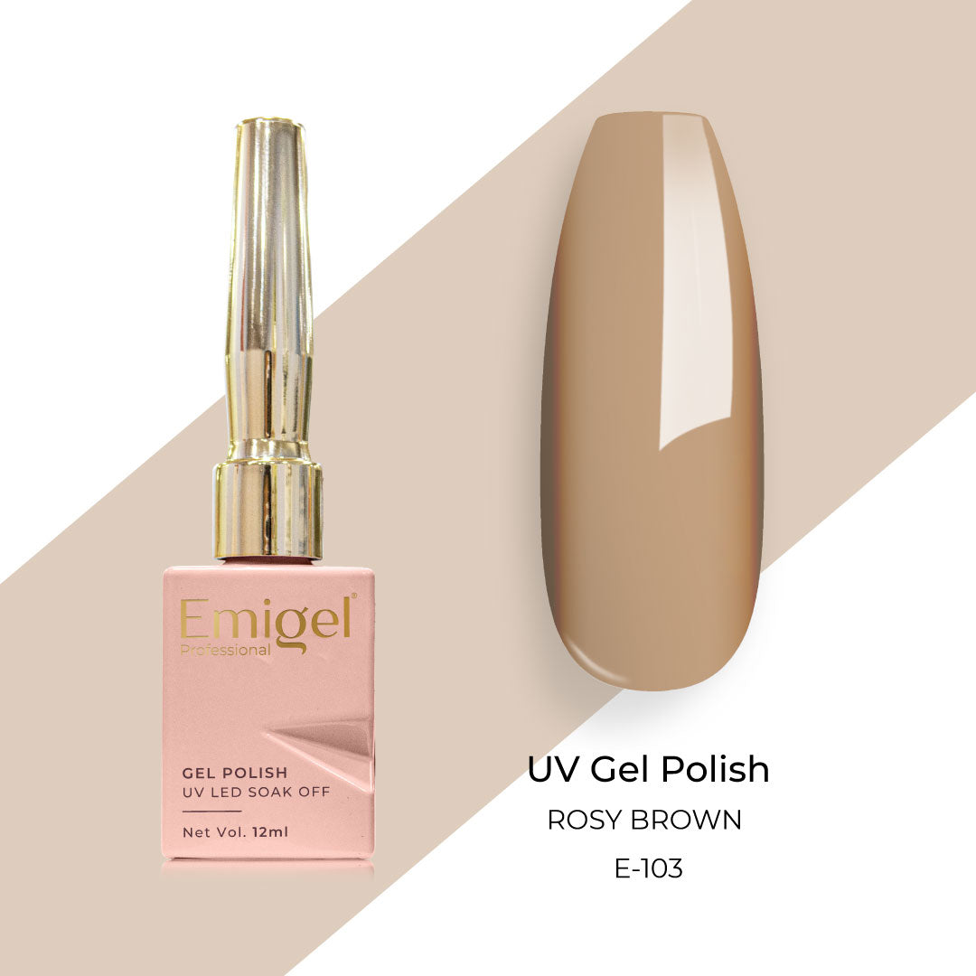 Emigel - UV Gel Polish - ROSY BROWN  - E103