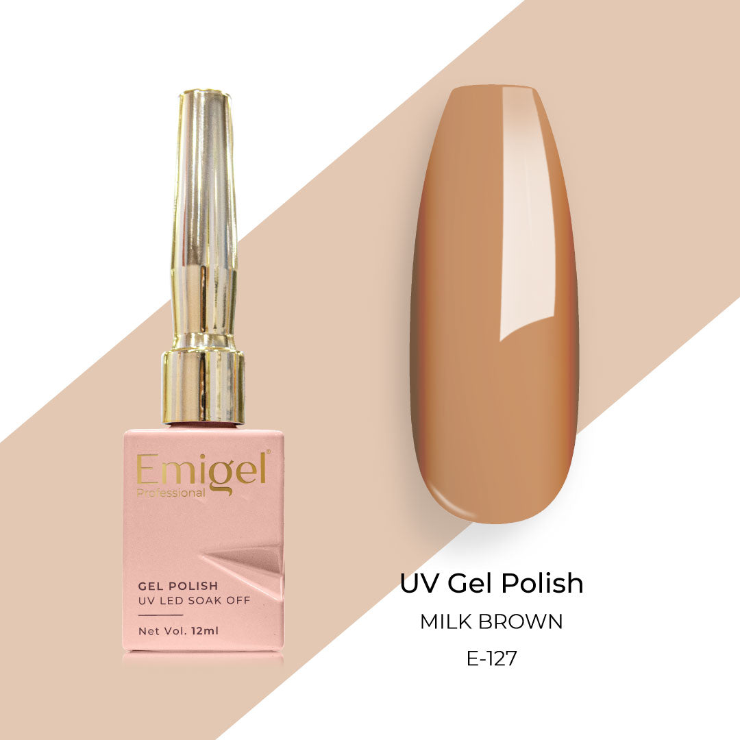 Emigel - UV Gel Polish - MILK BROWN - E127