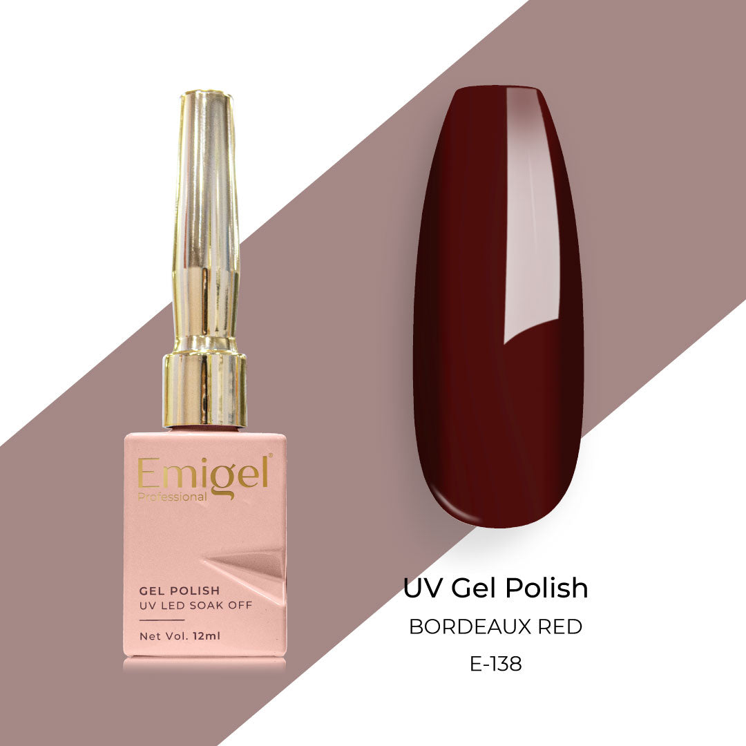 Emigel - UV Gel Polish - BORDEAUX RED - E138