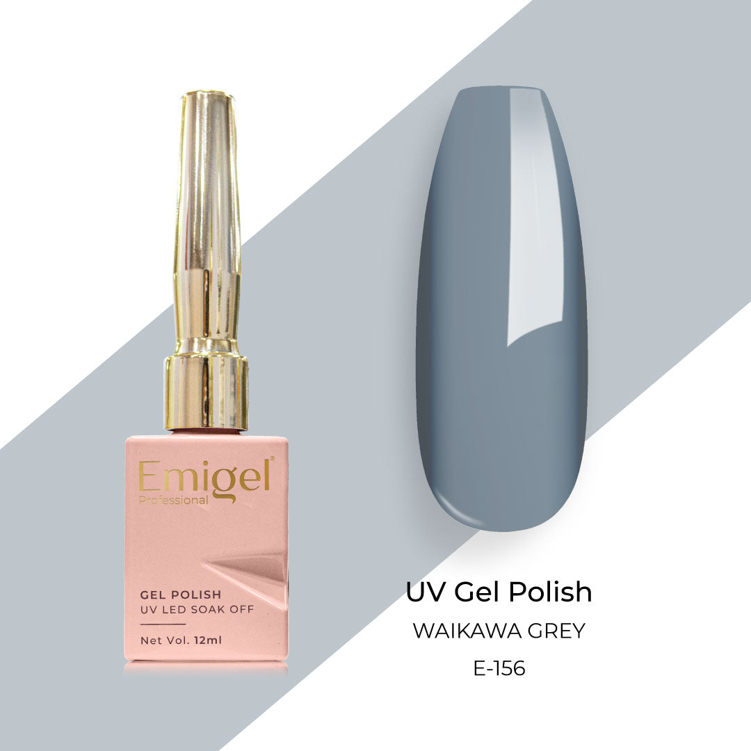 Emigel - UV Gel Polish - WAIKAWA GREY - E156