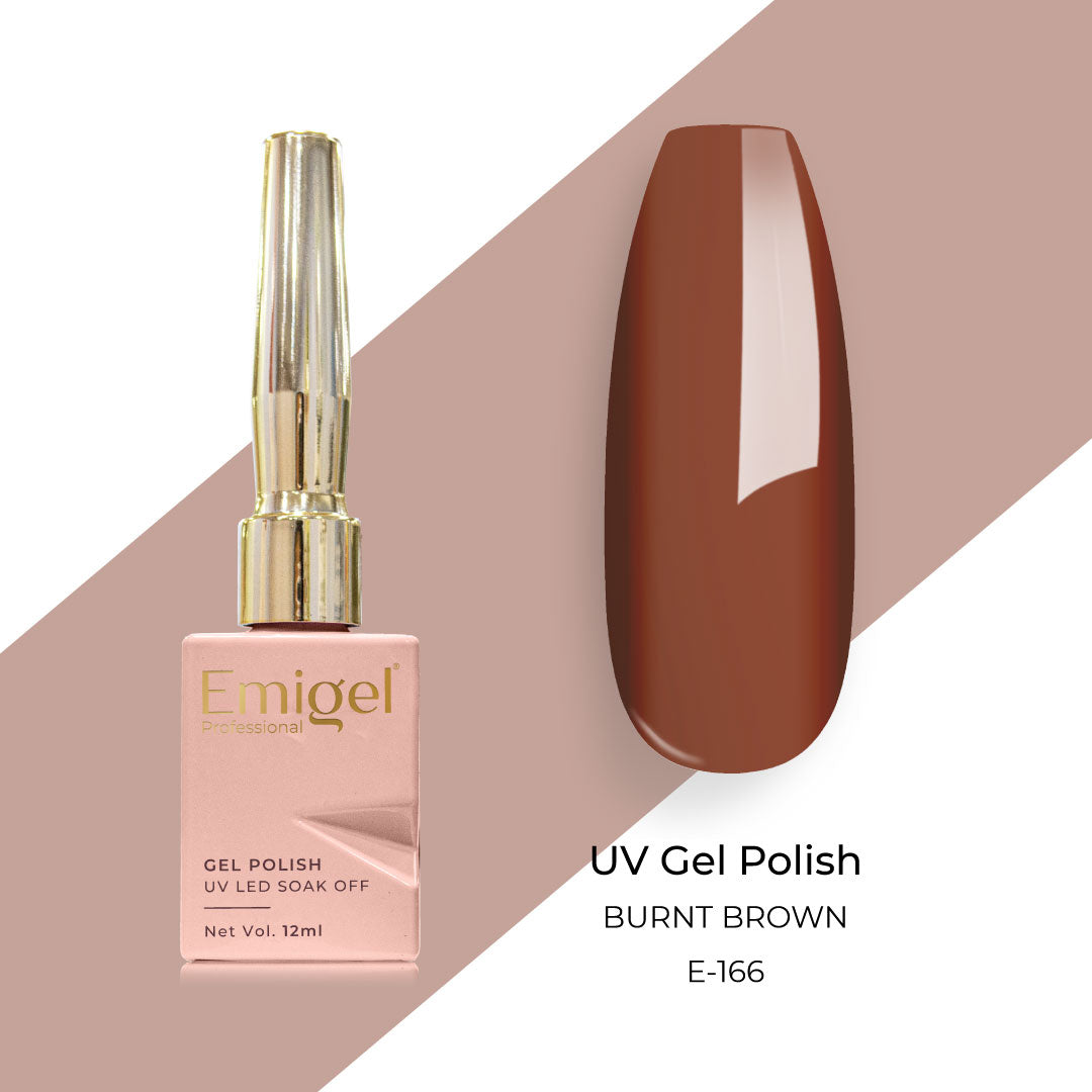 Emigel - UV Gel Polish - BURNT BROWN - E166