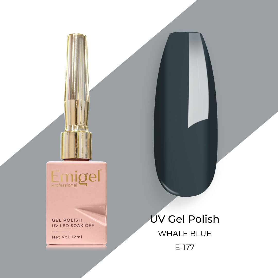 Emigel - UV Gel Polish - WHALE BLUE - E177