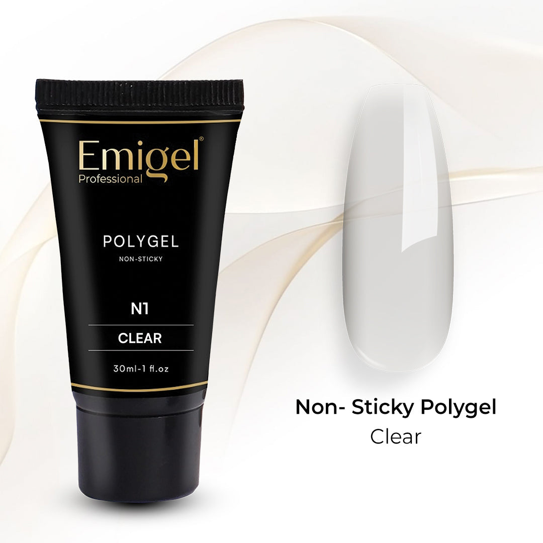 Emigel - Non Stick Polygel -  Clear - Crystal Due